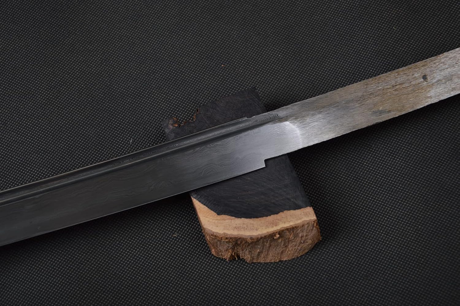 Folded Steel Replacement Bare Blade for Japanese Samurai Katana Swords