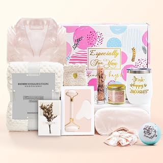 Breast Cancer Survivor Gifts for Women-Chemo Survivor, Ovarian, Breast Cancer Awareness Gift-Cancer Survivor Gift- 12ozTumbler, Blanket, Cancer Fighter Sock,Candle,Silk Sleep Mask