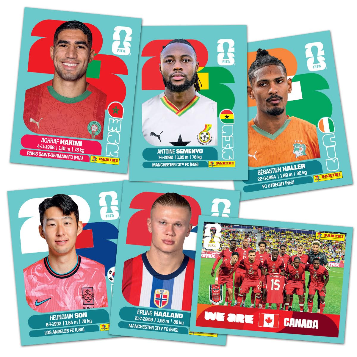 Panini - Oficjalna kolekcja naklejek FIFA World Cup 2026™ (pudełko z 100 torebkami)