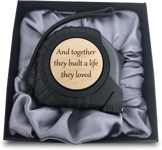 Pretty Inappropriate engraved tape measure gift for a groom