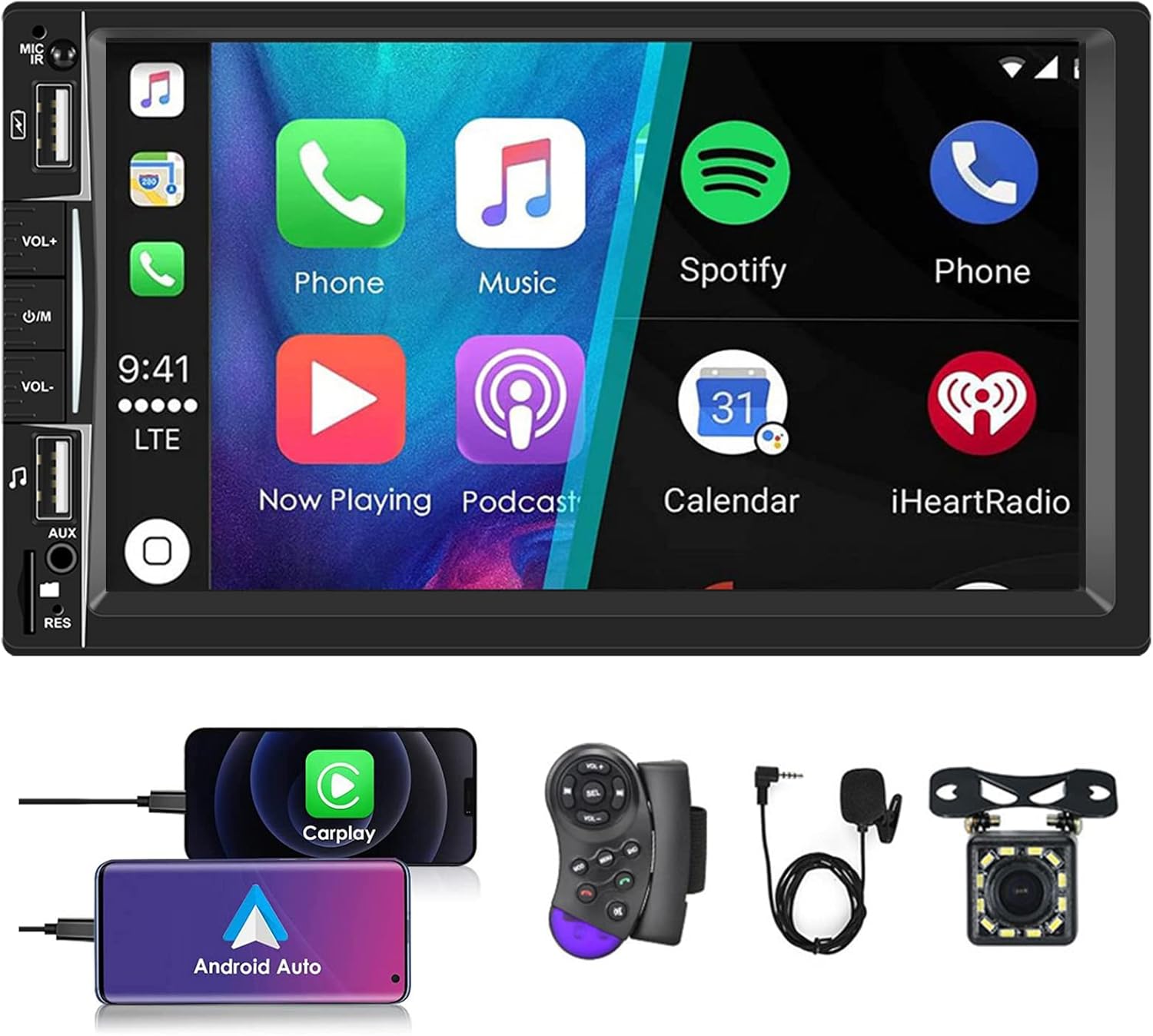 Double Din Car Stereo Compatible with Apple Carplay Nepal Ubuy