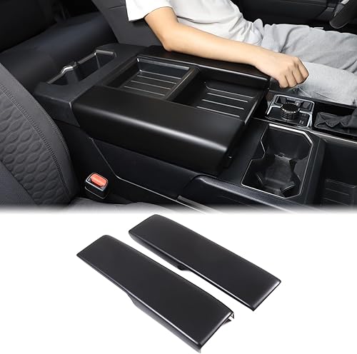 Funda protectora para reposabrazos de consola central de automóvil compatible con Toyota Tundra 2022 2023 Sequoia 2023 Central Apoyabrazos Caja de