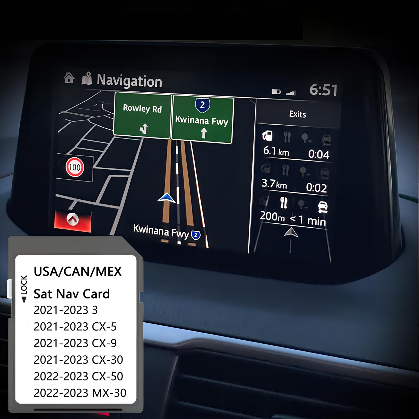 Amazon.com: Latest Map Navigation SD Card TD2K-66-EZ1 Compatible