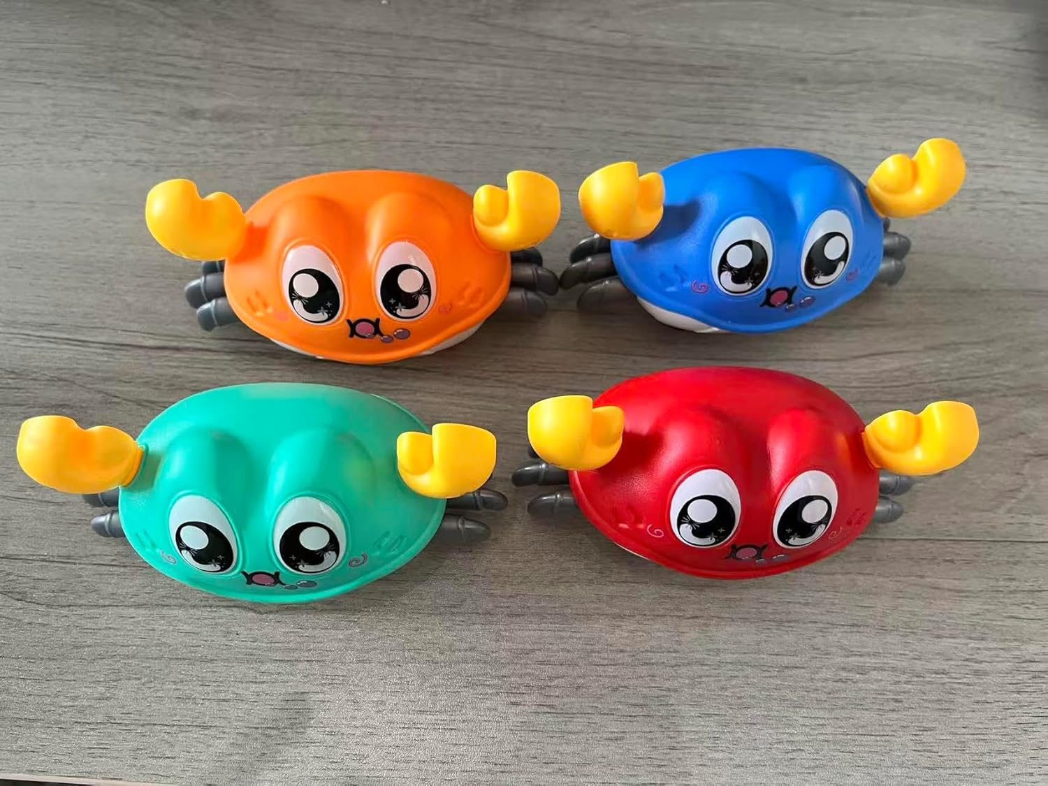 Pull Back and Go Crab Toys for Toddlers 1-3, Baby Crab Racing Cars, Infant Play Vehicle Set, Baby Push Go Friction Car Toys for 18+ Months, 1st Birthday Gifts for 1-2 Years Old Boys