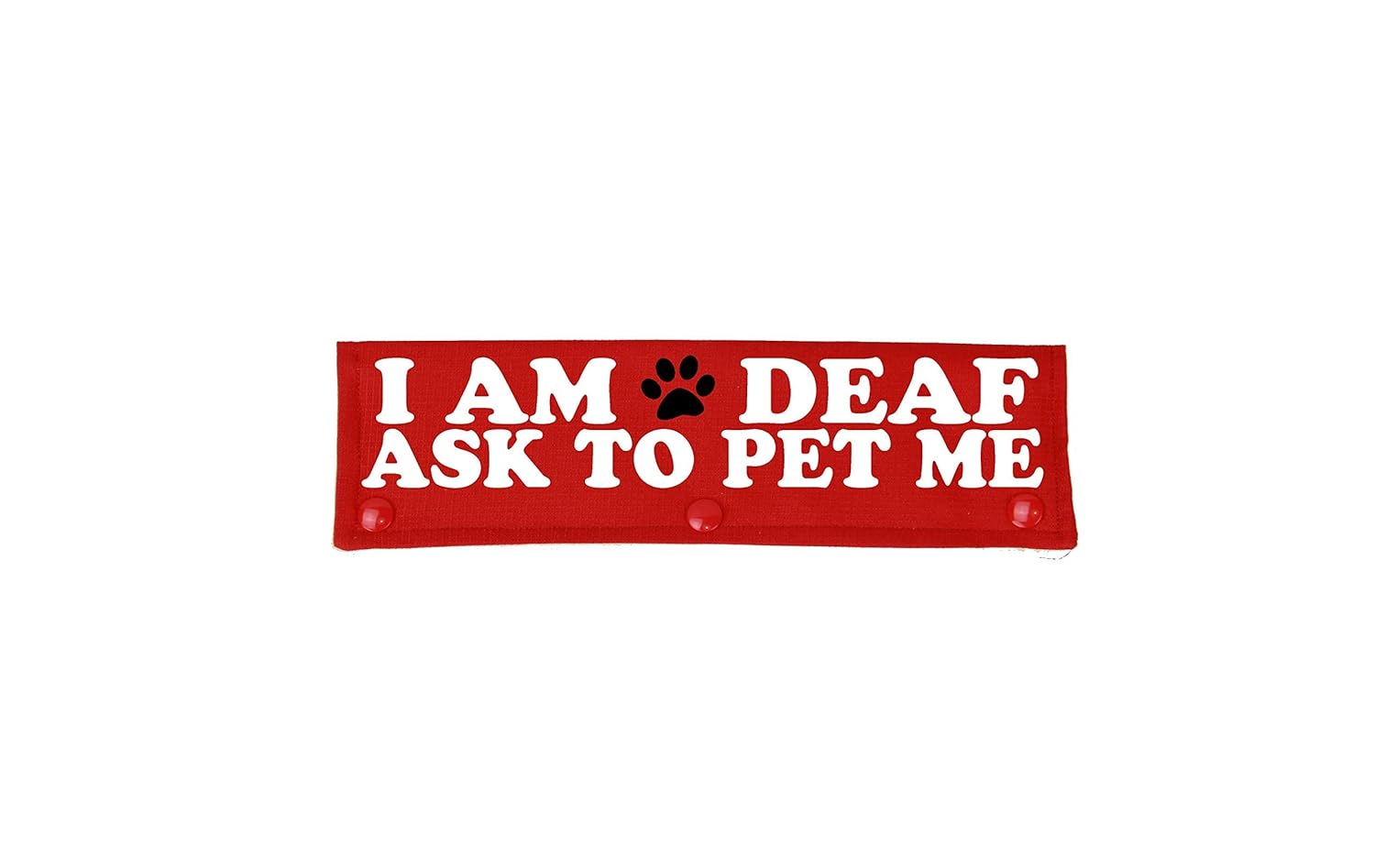 Dog Leash Sleeve I am Deaf ask to pet Available in 10