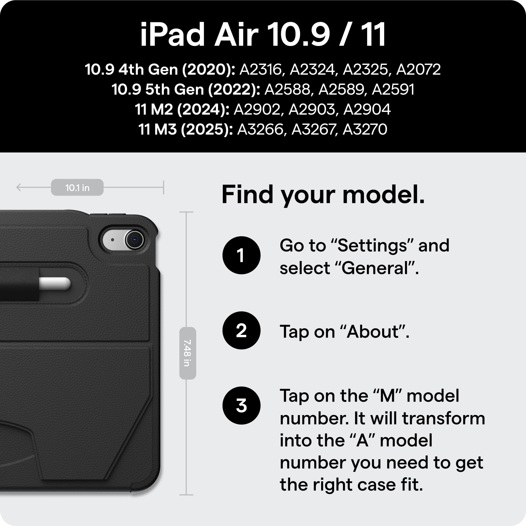 Amazon.co.jp: ZUGU CASE iPad Air ケース 11インチ (M3 2025