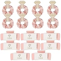 Vista 29 de Juego de 8 pinzas cuadradas de 4.1 pulgadas para dama de honor, regalo de despedida de soltera, regalo de despedida de soltera, regalos de fiesta