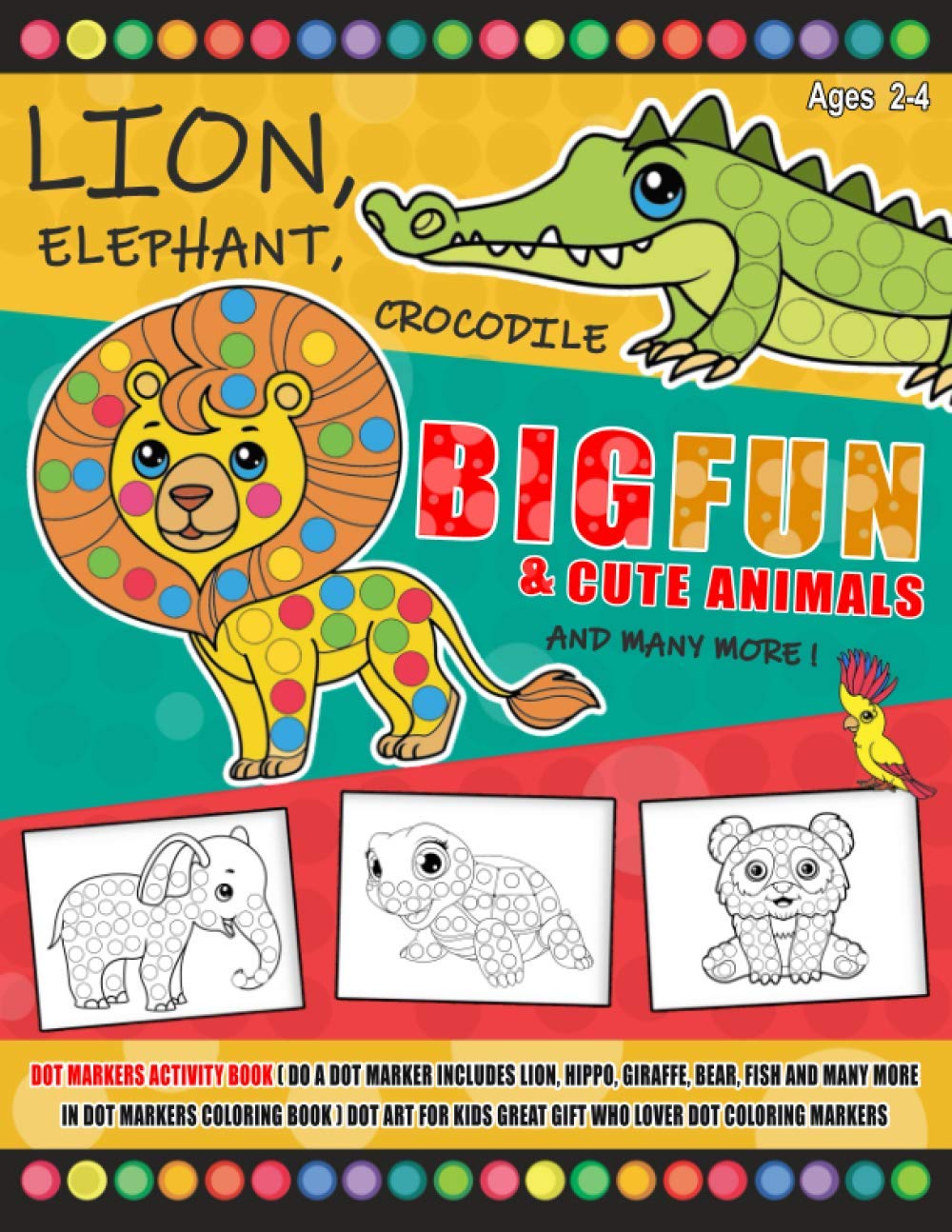 Buy Dot Markers Activity Book ( Do a Dot Marker Includes Lion, Hippo