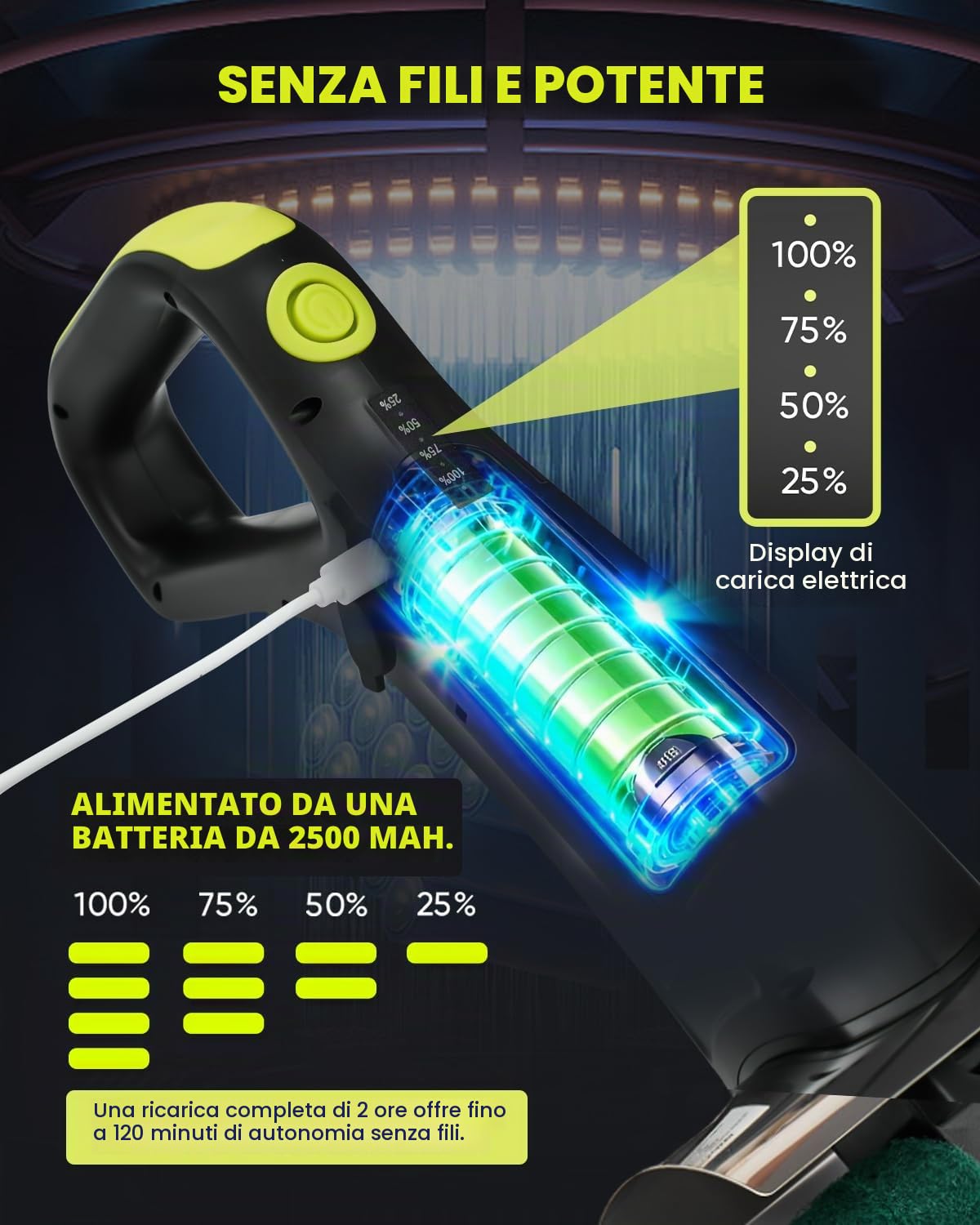 Saker Spazzola Elettrica per Griglia per Griglia Esterna, Spazzola Automatica per la Pulizia della Griglia Senza Setole con 450 RPM e Luce LED, Set di Spazzole Grill Rescue BBQ con 3 Testine