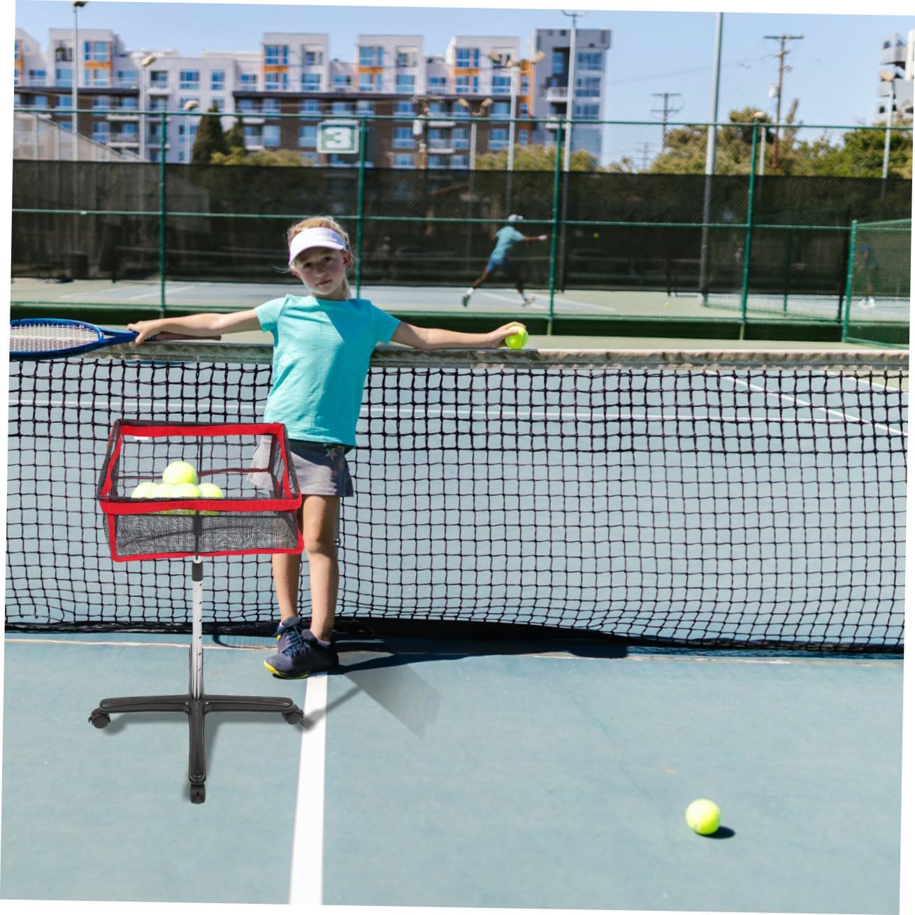 Multipurpose Table Tennis Training Device Portable Pong Ball Container for Easy Storage and Practice Accessory Capacity Durable and Easy to Use