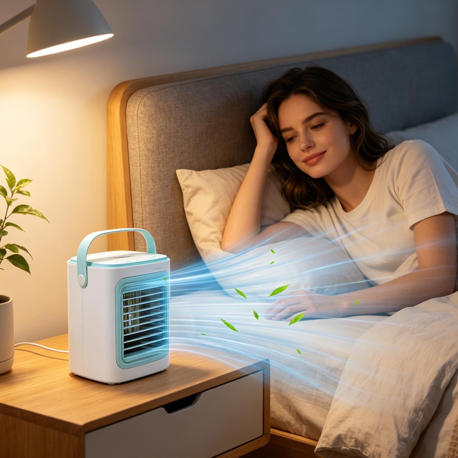Climatizzatore personale Silenzioso personale con serbatoio d'acqua | Raffreddatore d'aria evaporativo Per casa, soggiorno, camera da , scrivania, campeggio, viaggio