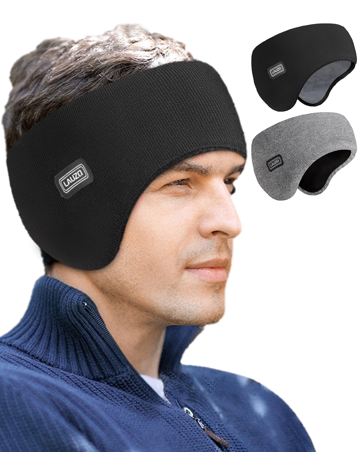Double-Layer Ear Warmer Headband