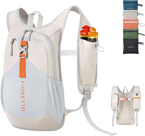 Miniatura 46 de FIORETTO Mochila de senderismo de 15L para mujeres y hombres, mochila mini plegable, ligera, pequeña mochila de día para camping, viaje, al aire