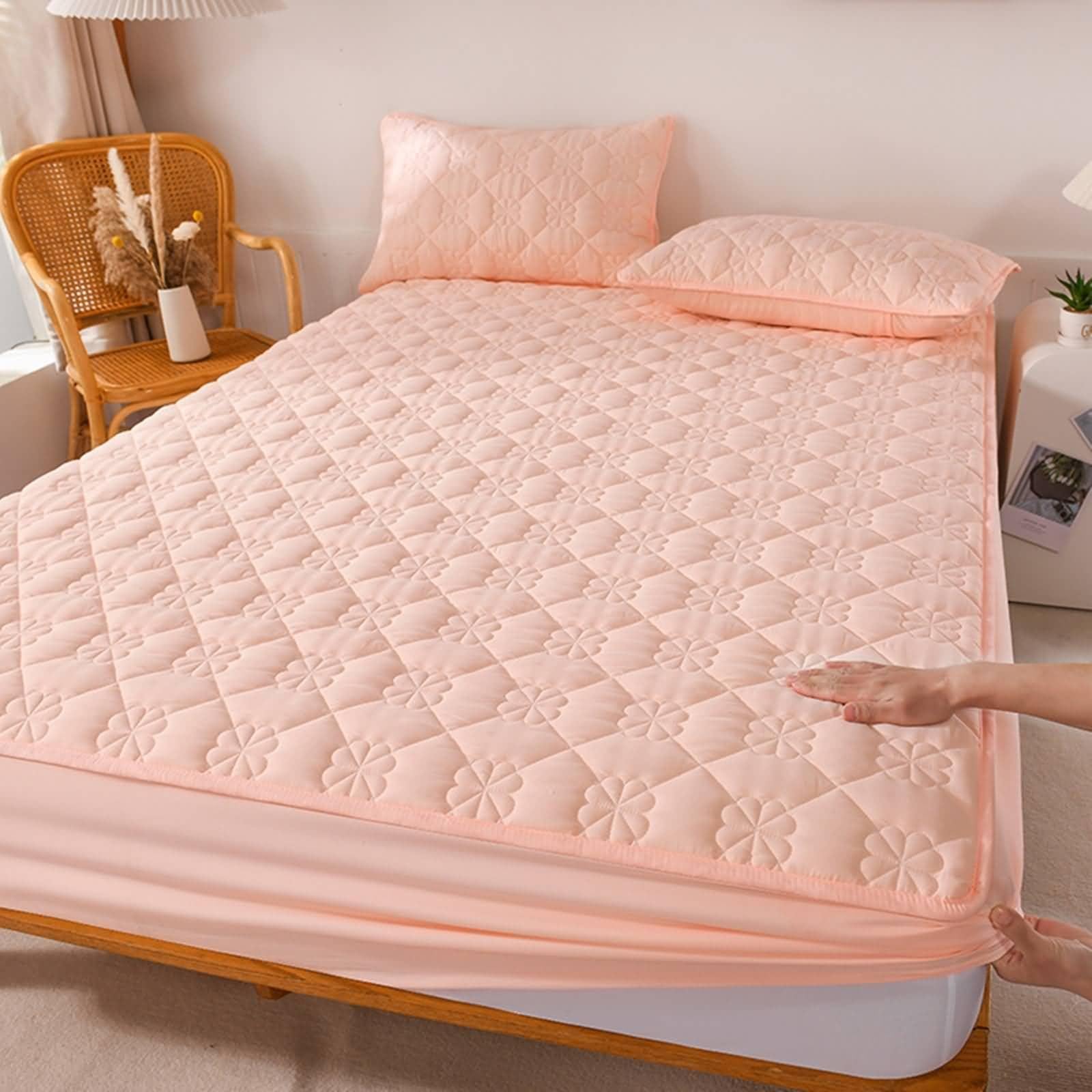 Drap housse 150x200 pour matelas de 5 à 30 cm afin d'éviter les draps qui glissent