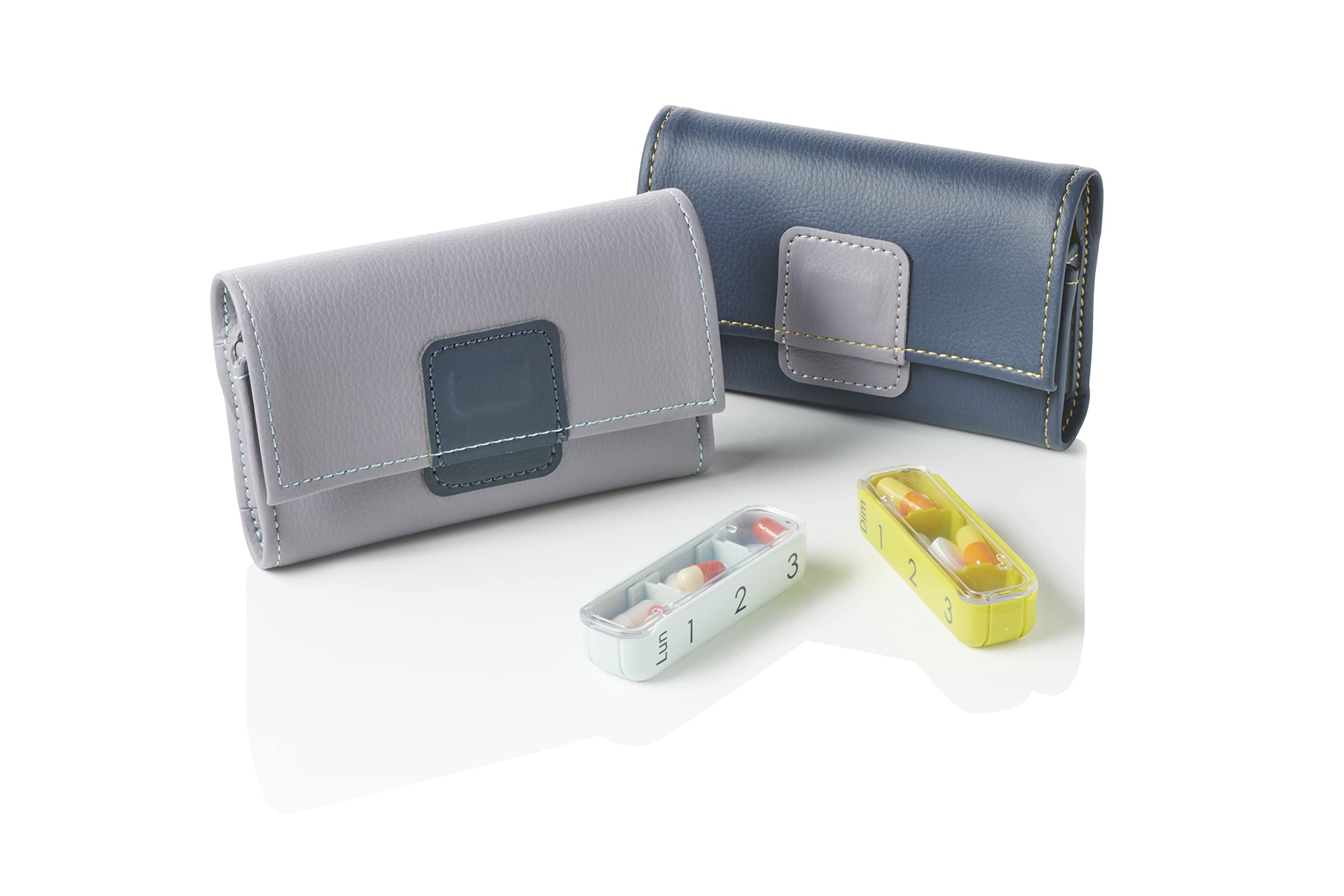 PILBOX MINI GRIGIO CHIARO: DISPENSARE DI PILLOLE PERSONALE, 1 COMPARTIMENTO
