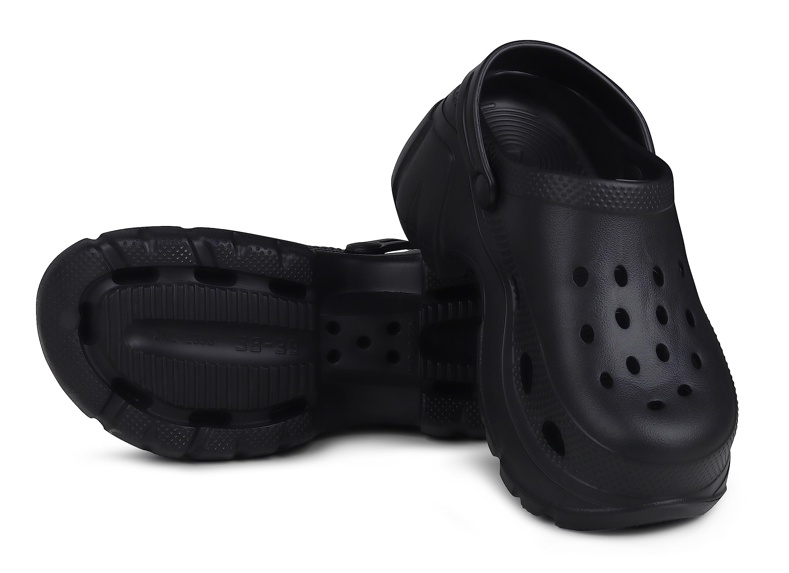 CASSIEY Womens and Girls Latest Heeled Clogs Sandal for Girls- Black (B0CQG8WGZY) Amazon Price History, Amazon Price Tracker