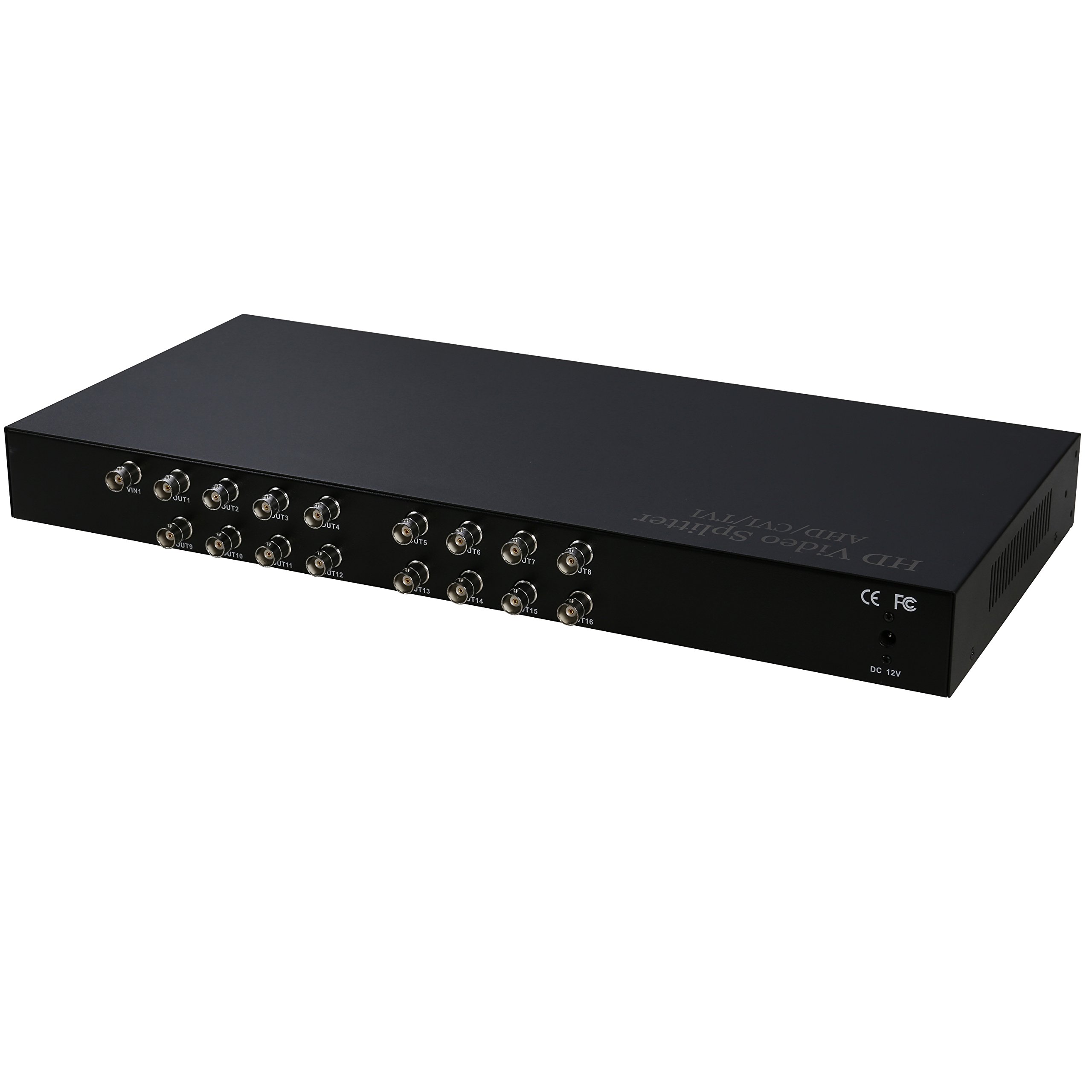 Uhppote - Splitter/distributore/amplificatore video HD AHD/CVI/TVI, con connettore coassiale BNC