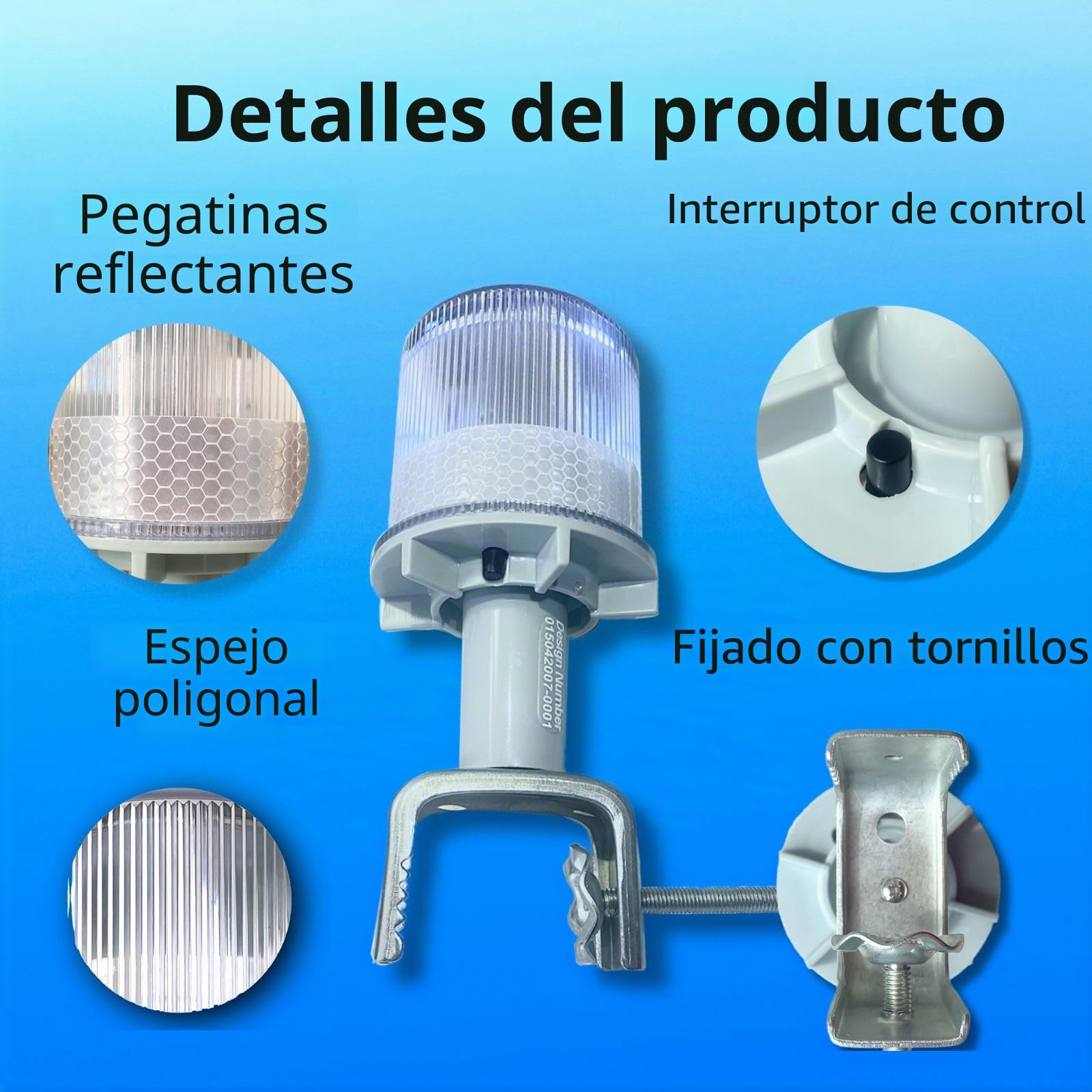 Cloud Fire Luz de navegación solar para barcos, luz de ancla para barcos con 3 modos de iluminación, luces de señalización de 360°, diseño impermeable IP65 para veleros, advertencia de calles