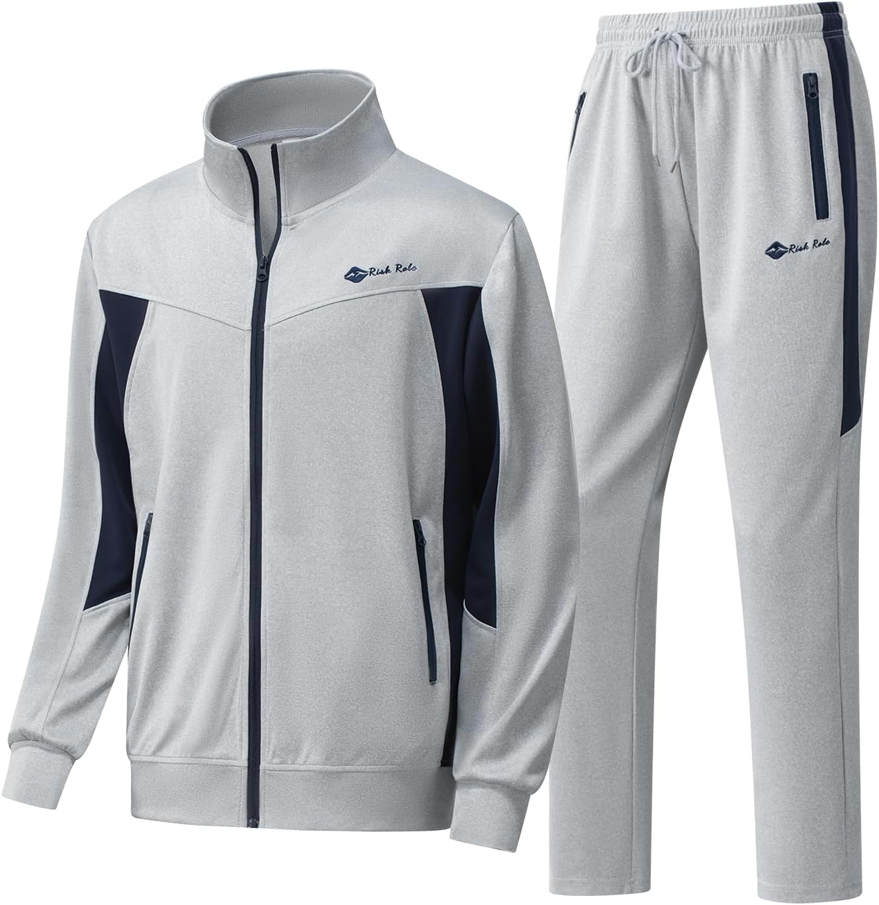Men’s Tracksuits Sweatsuits Set 2 Pieces Casual Athletic Jogging Suits Zip up Outfits