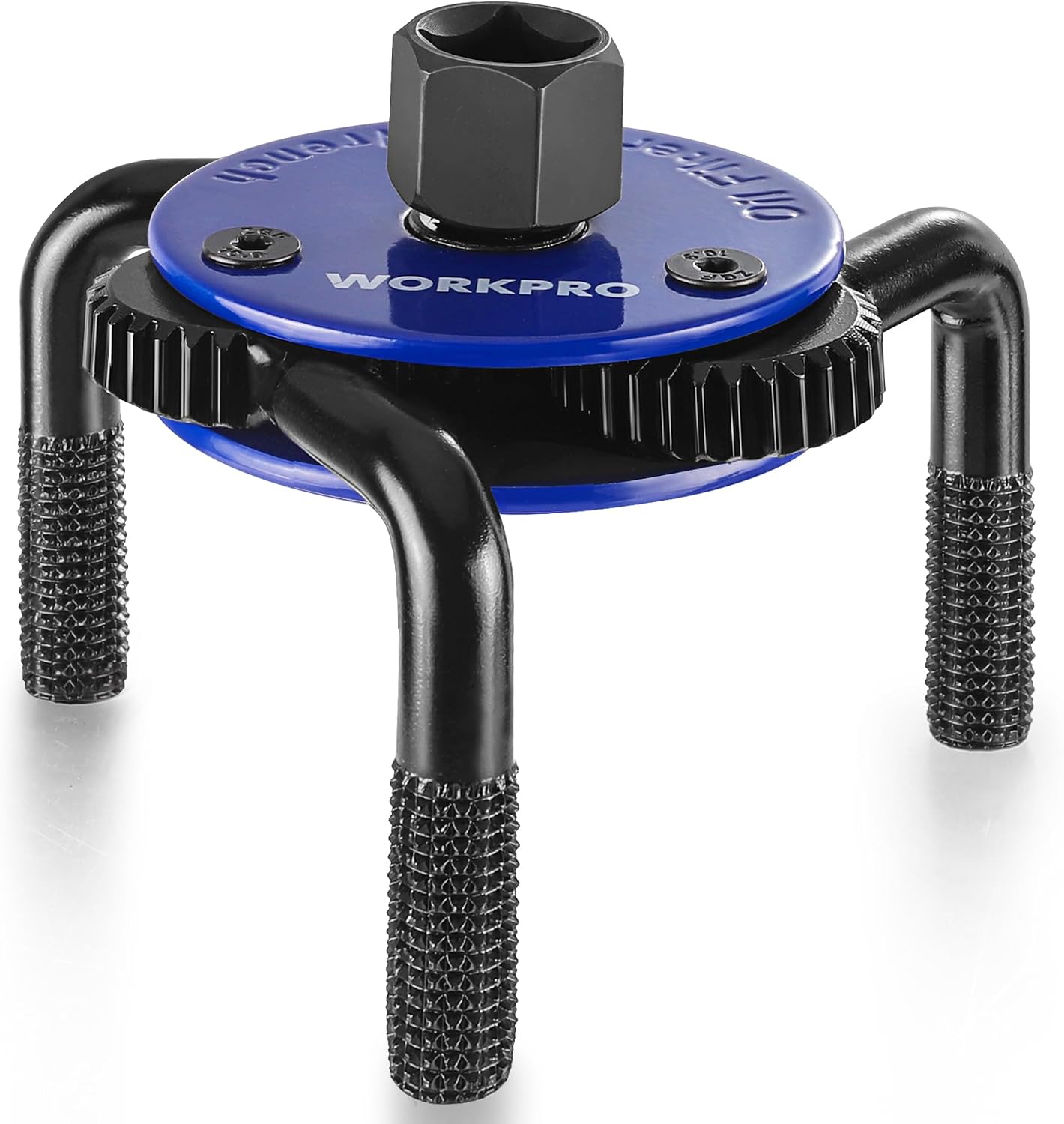 ユニバーサル調整可能オイルフィルターレンチ 3インチから5インチ (76mmから130mm) 磁気3爪オイルフィルタ 【駆動輪】
