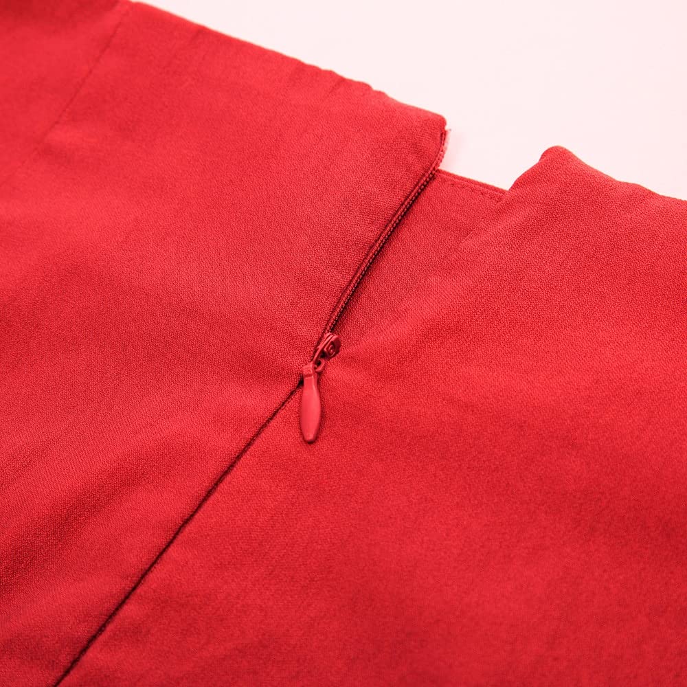 WQZYY&ASDCD Falda De Tubo Faldas De Oficina para Mujer Falda De Tubo Ceñida Al Cuerpo hasta La Rodilla con Lazo Adornado con Nudo De Lazo para Mujer