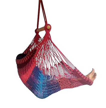Premium Cotton Handwoven Swing Jula: Traditional Indian Hammock for Indoor and Outdoor Relaxation