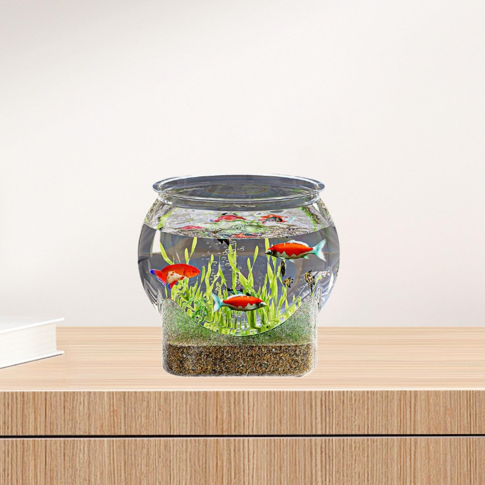 Kleine Welt Im Glas: Dekoratives Terrarium Mit Korken – Ideal Für Fische, Pflanzen Oder Deko, 15 X 15 X 13 Cm