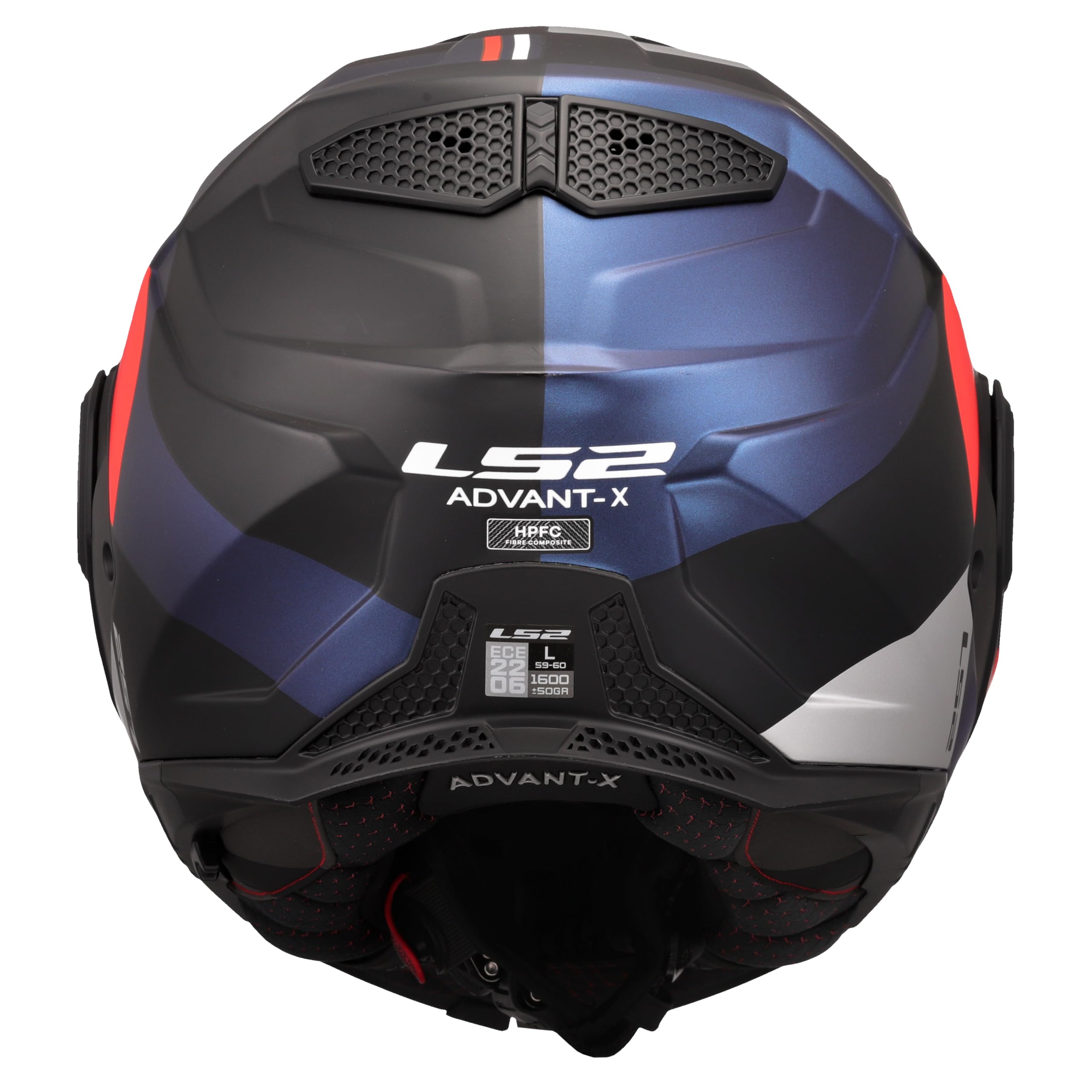 LS2, Modularer Motorradhelm ADVANT X ULTRA Matt Blue Red, XL