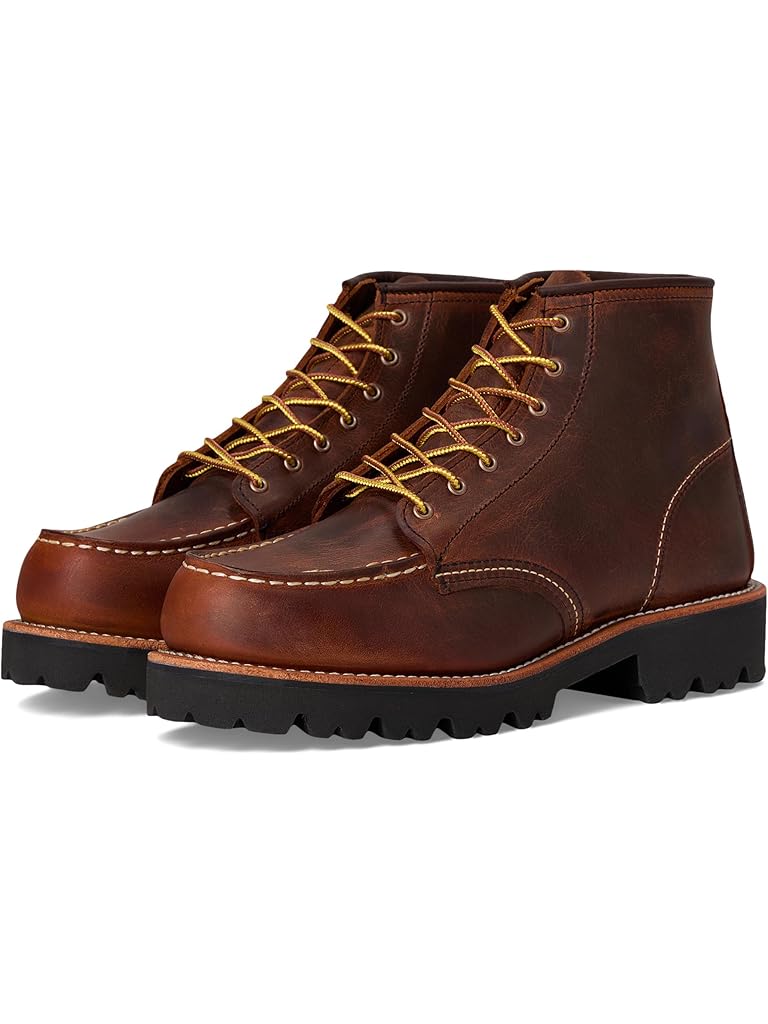 Brown Red Wing Heritage 6" Porter Moc Lug
