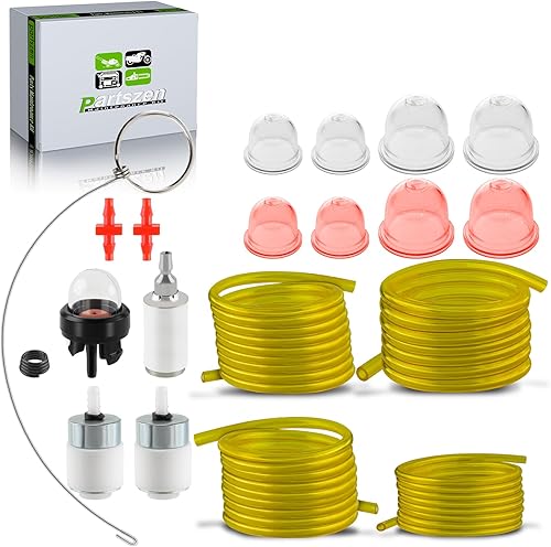 Miniatura 7 de AC04122 Kit de línea de combustible de 4 pies con foco de cebado y filtro de combustible para Zama Craftman Ryobi Homelite Husqvarna Poulan