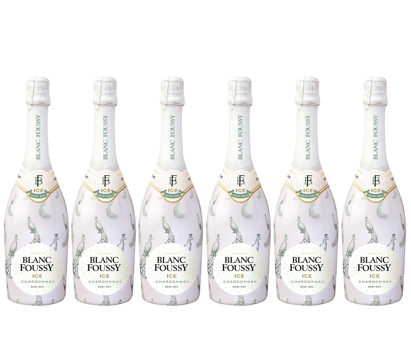 Blanc Foussy - Vin Effervescent Ice Chardonnay Demi-Sec (6 x 0,75 L)