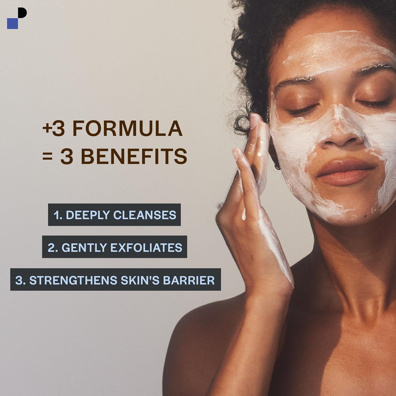 CHROMAT Detox Face Wash - 90mL - Best Anti Aging Facial Cleanser for Mature Skin - Gentle Exfoliating Peptide Cleanser with Hydrating Oils - For Dry, Sensitive & Combination Skin - Image 3