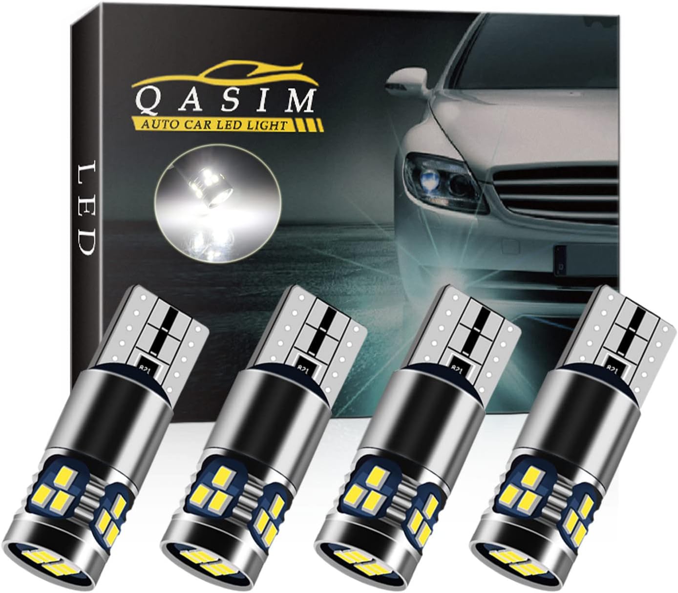 Lampadine LED T10 W5W 6500K Bianco - Pacco Da 10, Canbus Senza Errori, Per Interni Auto - Foto 12