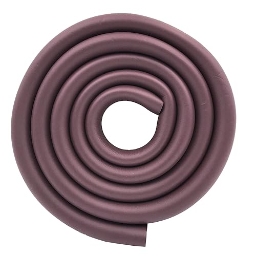 M2cbridge U forma extra gruesa muebles mesa borde protectores espuma bebé seguridad parachoques protector 6.5 pies (marrón)