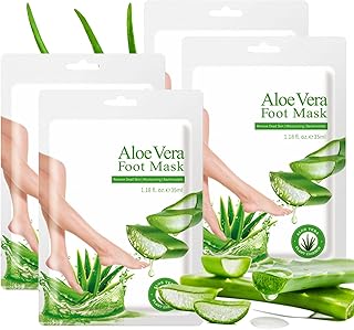 Paquete de 4 mascarillas para pies, máscara h...