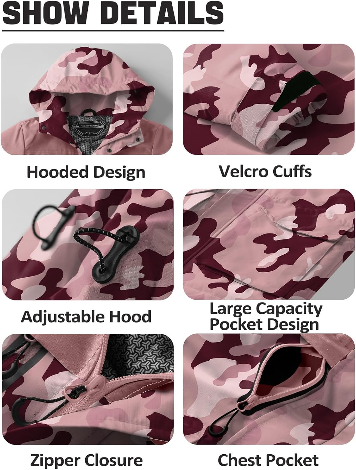 Boy's Ski Winter Coat - Waterproof Insulated Lightweight Snow Jacket Windproof Warm Hooded Outerwear for Kids