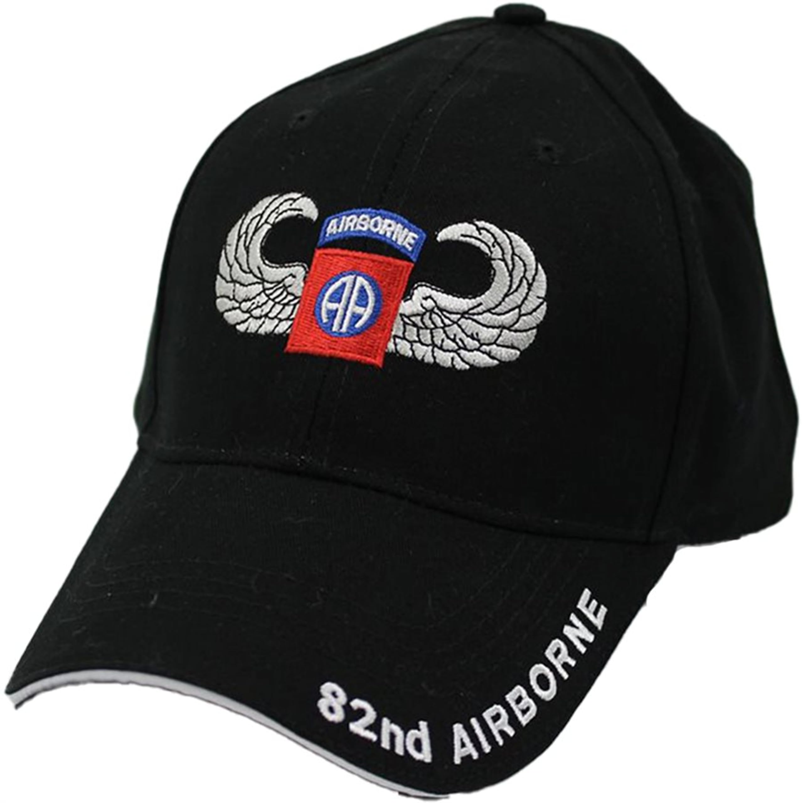 Eagle Crest 82nd Airborne with Wings Ball Cap