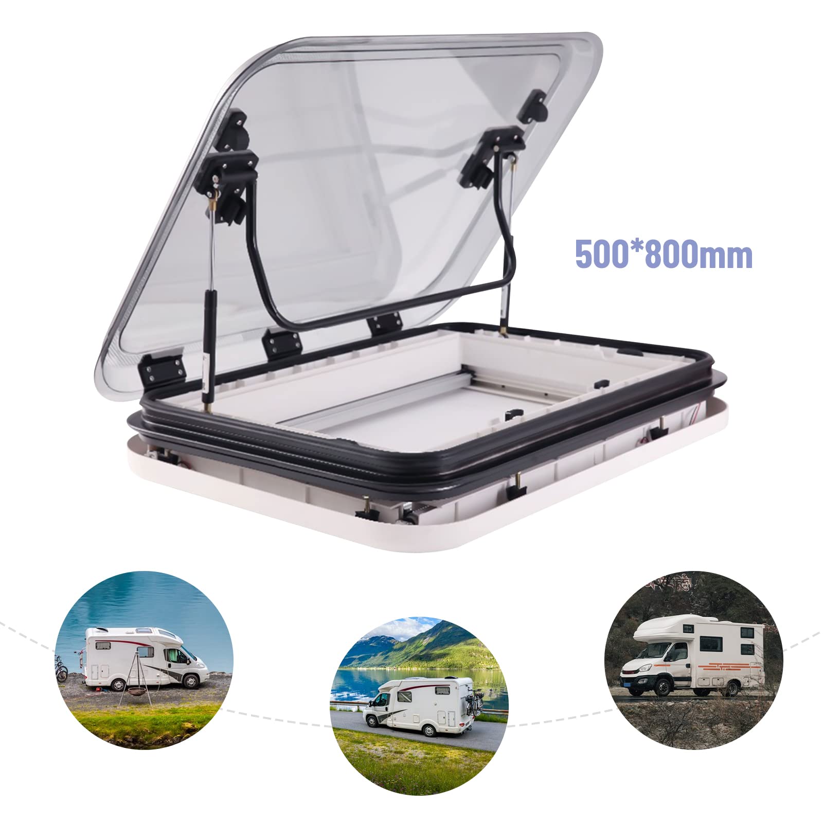 Amazon.co.jp: RV スカイライト キャラバン キャンピングカー ルーフ
