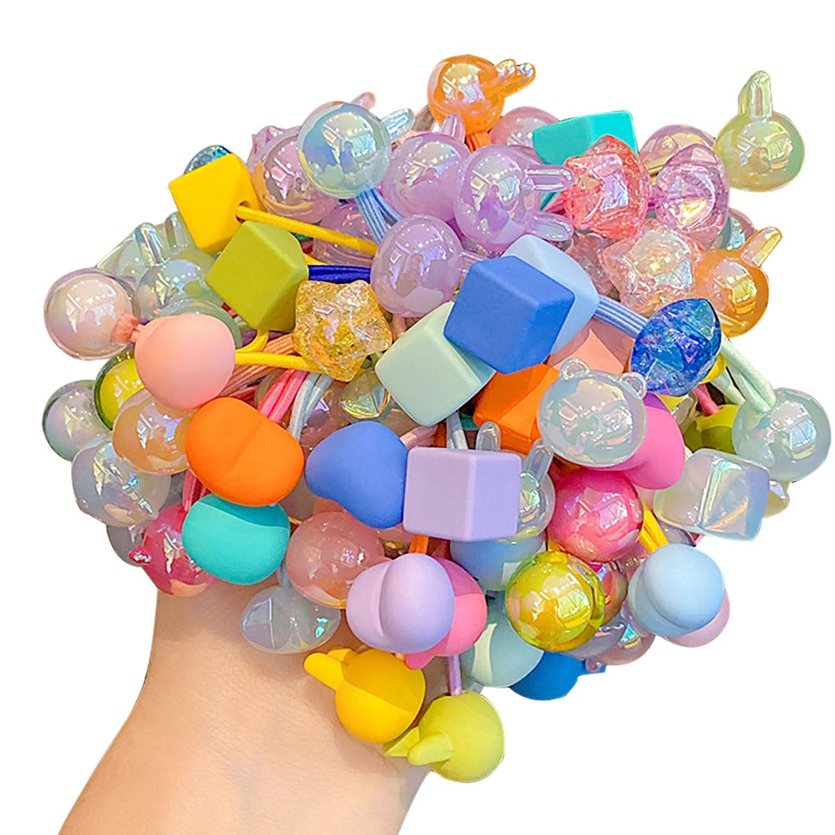 30pcs Baby Hair Ties,Multicolor Star/Floral/Heart/Ball Baby Hair Ties Bows Soft Elastic Ponytail Holders Hair Scrunchies Accessories for Baby Girls Infants Toddlers 30pcs Baby Hair Ties,Multicolor Star/Floral/Heart/Ball Baby Hair Ties Bows Soft Elastic Ponytail Holders Hair Scrunchies Accessories for Baby Girls Infants Toddlers