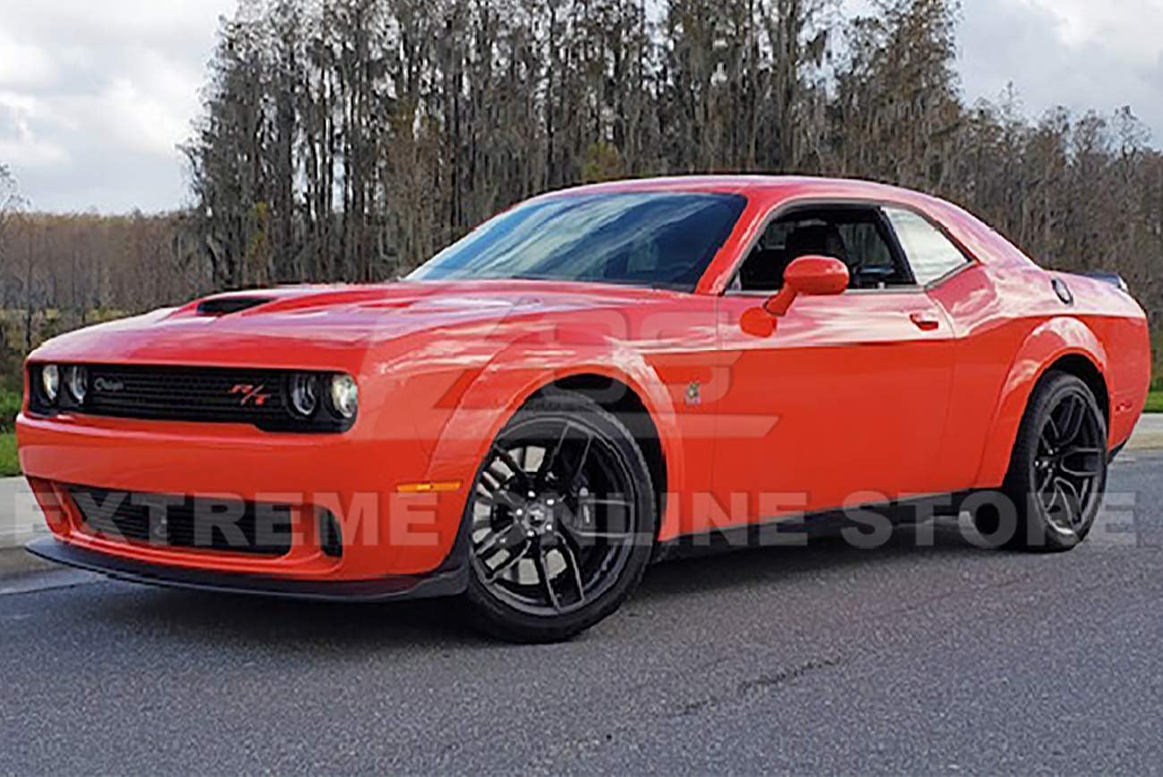 Extreme Online Store Replacement for 2015-Present Dodge Challenger Base Bumper Models | Demon Style Front & Rear Wide Body Fender Flares Pair