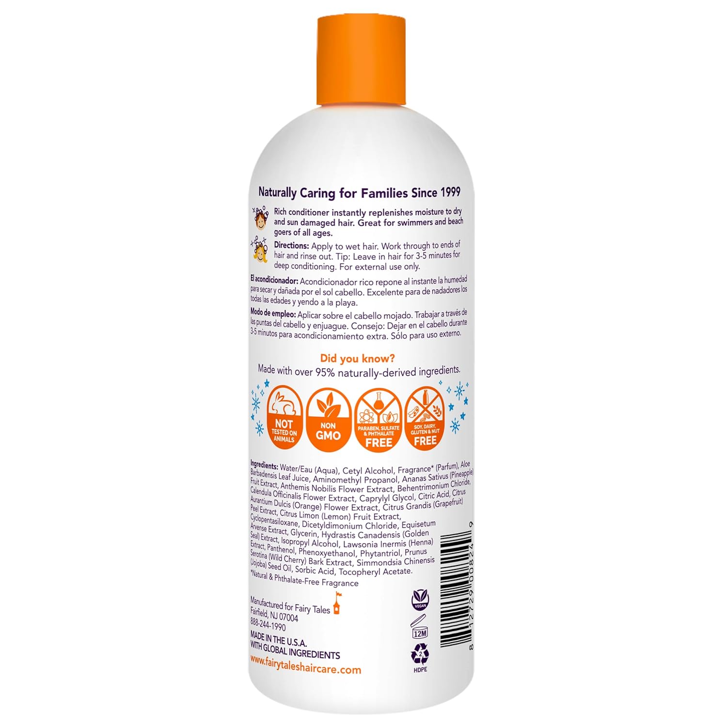 Fairy Tales Swimmer Conditioner for Kids - 32 oz | Made with Natural Ingredients in the USA | Replenish and Restore from Chlorine and Salt Damage | No Parabens, Sulfates, or Synthetic Dyes