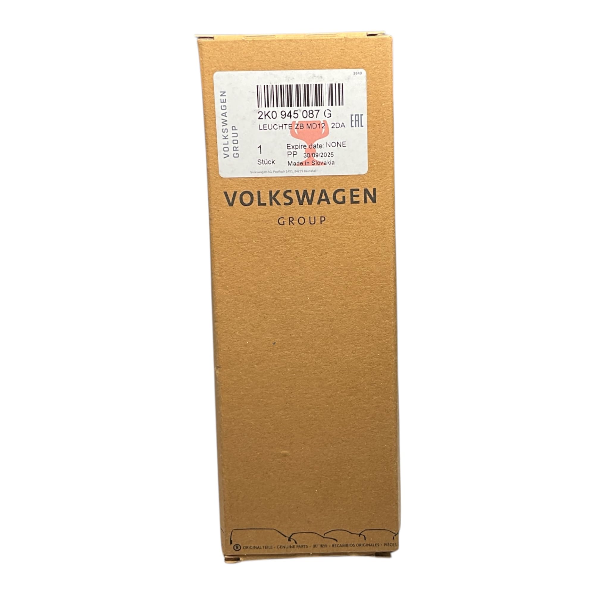 VW Caddy 2K terzo stop 3 luce originale freno supplementare