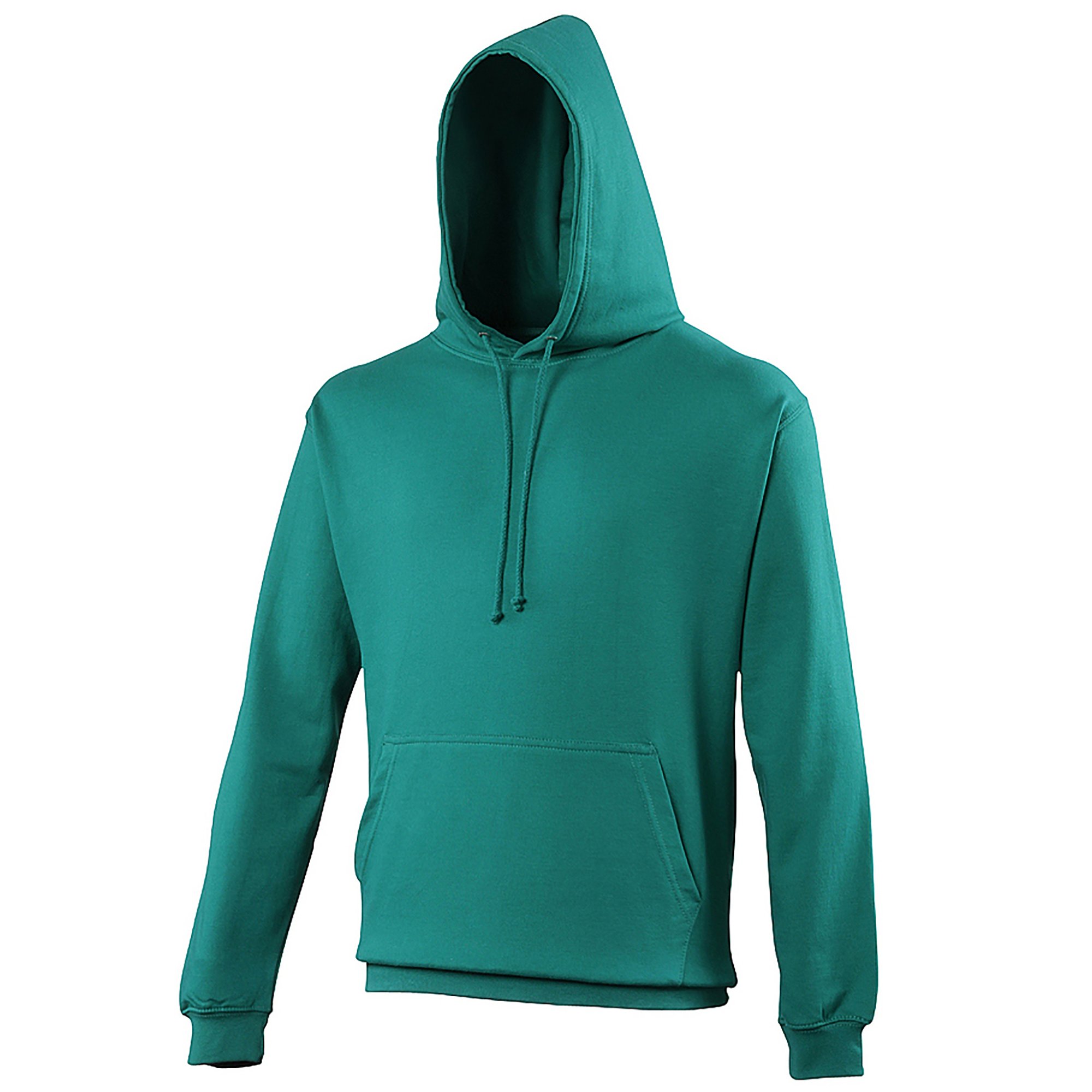 AWDis Men's College Hoodie, Green (Jade), Small
