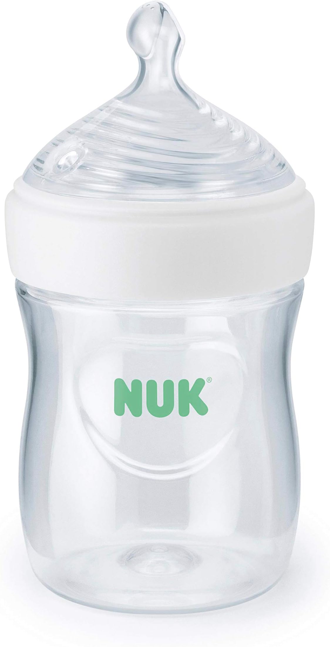 NUK Simply Natural Baby Bottle with SafeTemp, 5 oz, 1 Pack