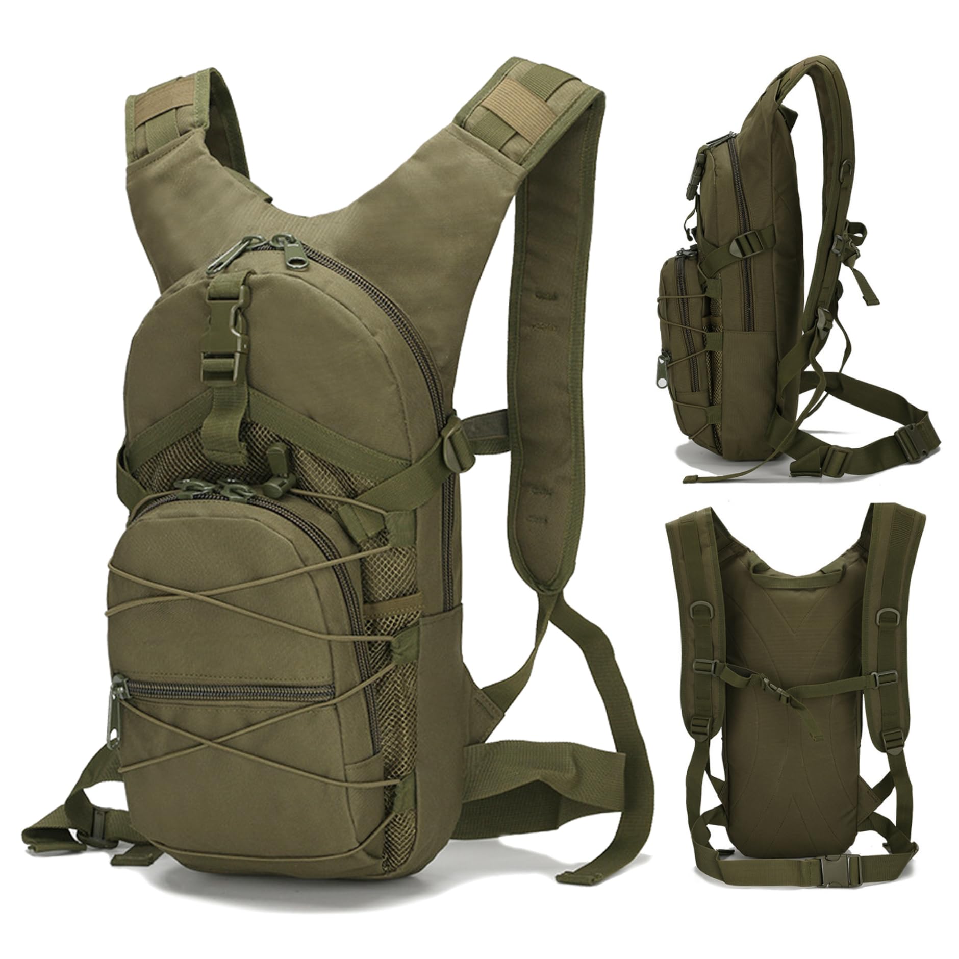 Sac à dos de chasse, sacs à dos de chasse pour hommes, sac survie étanche avec multi-poches, respirant pour randonnée camping trekking voyage