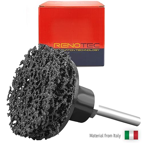 Miniatura 9 de RENOTEC Discos de lijado de cambio rápido de 2 pulgadas, 51 unidades, soporte tipo R de 14 pulgadas, para molienda de metal y extracción de pintura,