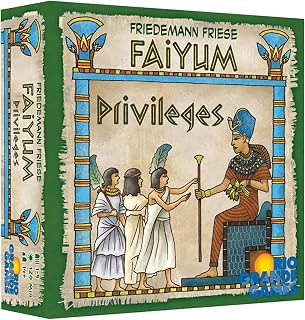 Rio Grande Games: Faiyum Privileges - Expansion, City Building Board Game, Ages 14+, 1-5 Players, 90-120 Minute