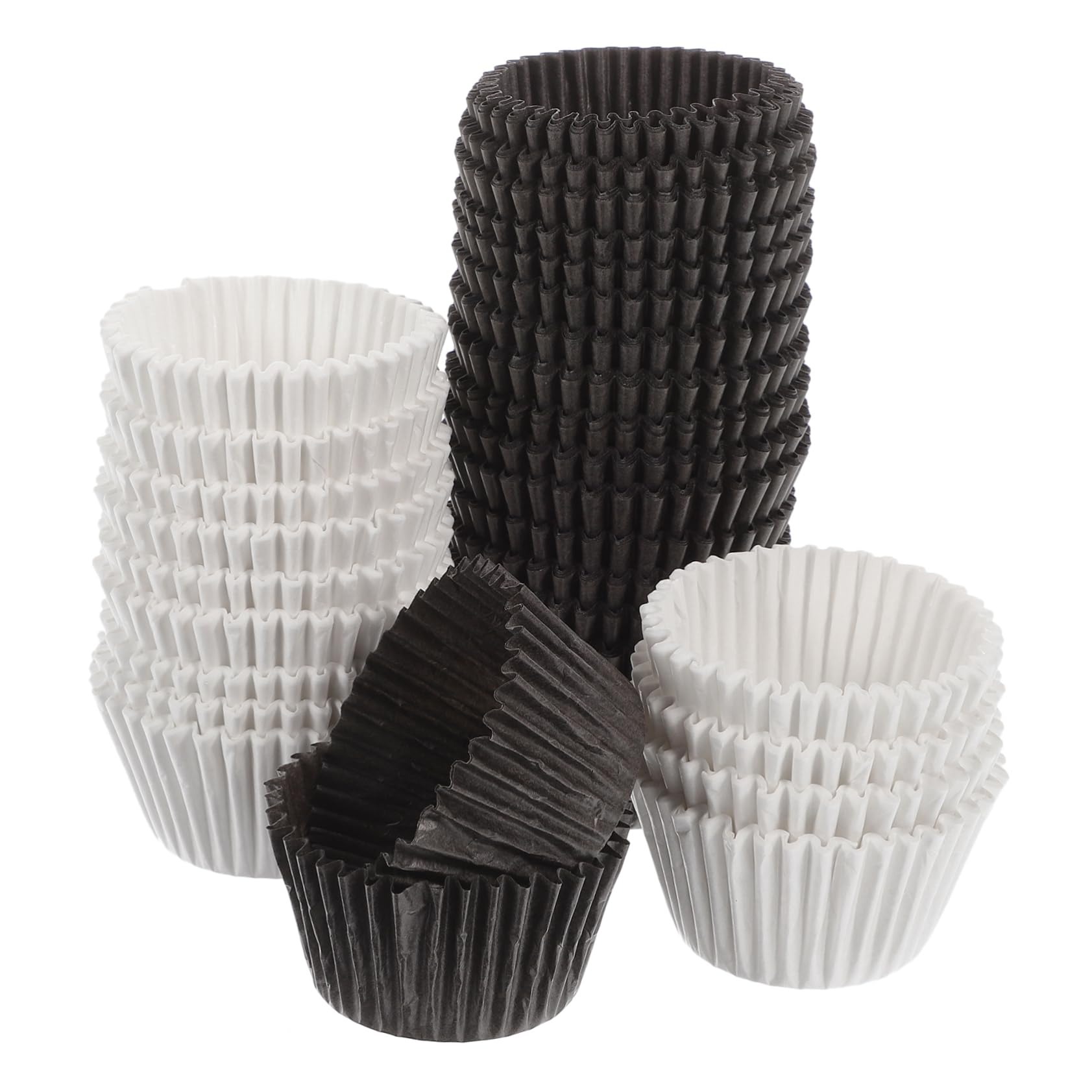 Hemobllo Capacillos de Papel sin Filtración de Tinta 1000 Piezas Moldes para Hornear Resistentes Grasa para Cupcakes y Muffins Ideales para Baby Showers y Repostería