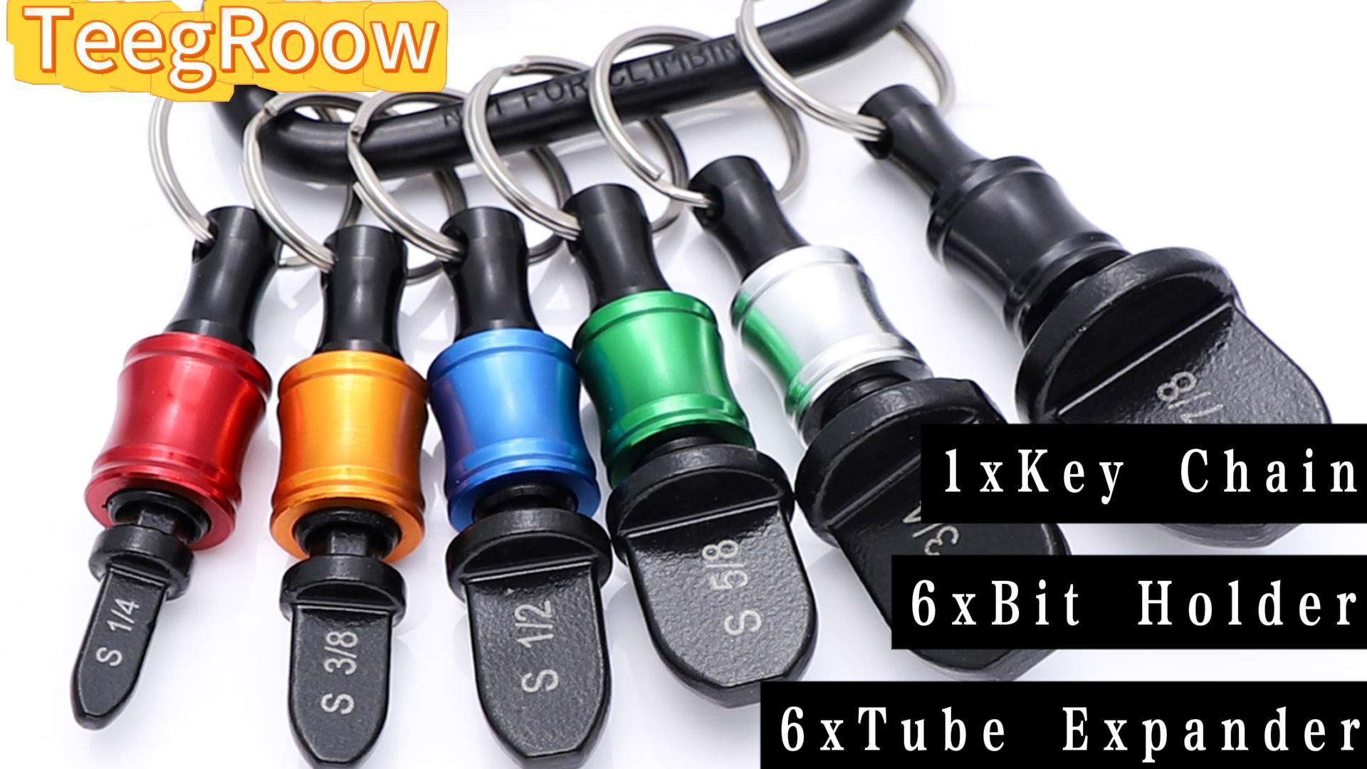 Image of 6Pcs Bit Holders, 1 /4 Socket Hex Shank Screwdriver Bit Holder