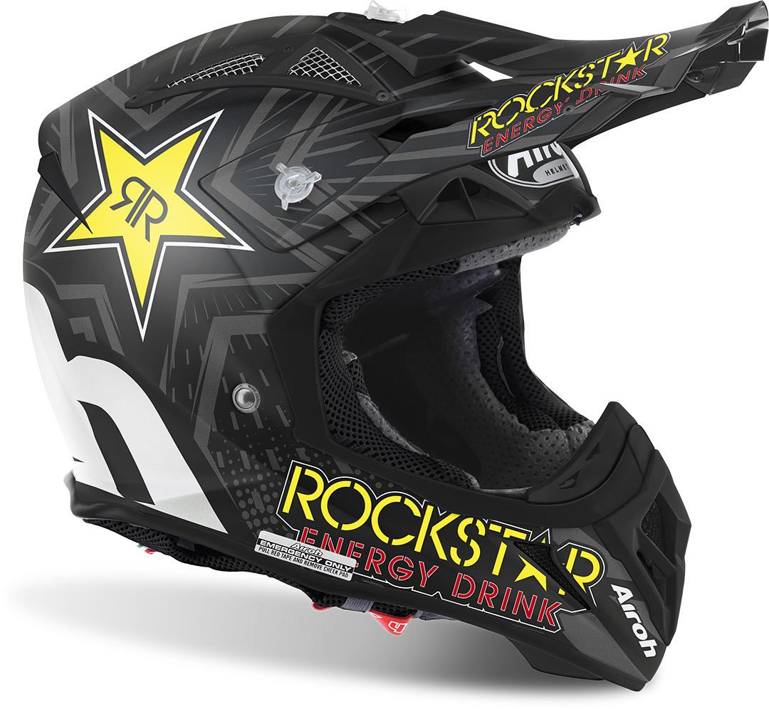 Airoh Helmet Aviator 2.2 Rockstar 2016, wielokolorowy, rozmiar: S Motoryzacja